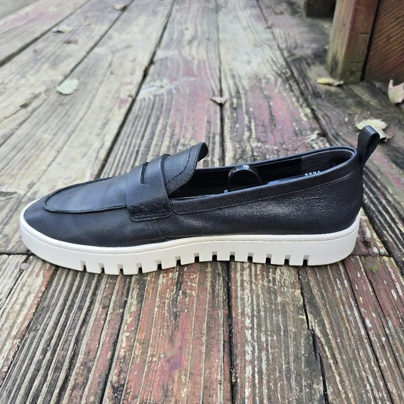 Vionic Womens Uptown Black Leather Loafer, Slip-on, Sz 10 Wide - Picture 5 of 12